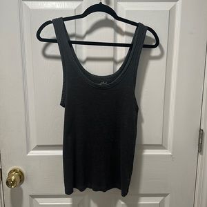 Charcoal gray tank top